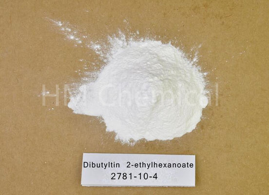 چین CAS 2781-10-4 فلز کاتالیست بوتیل قلع تثبیت کننده حرارت PVC / پودر سفید / Ditutyltin 2-ethylhexanoate تامین کننده